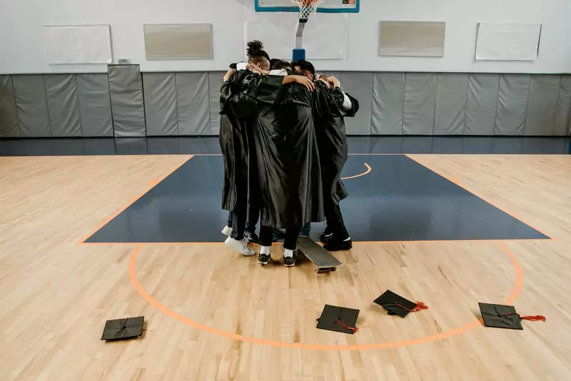 A graduate celebrating their milestone
